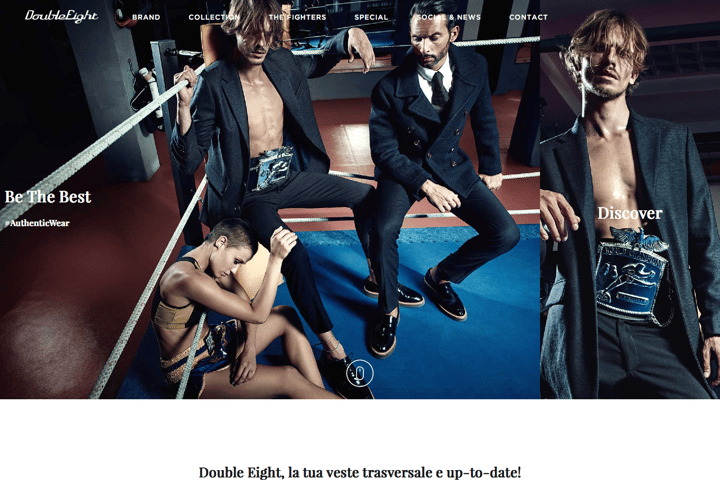 Double Eight website preview